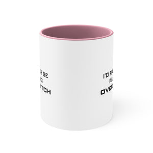 Overwatch I'd Rather Be Playing Coffee Mug, 11oz Cups Mugs Cup Gamer Gift For Him Her Game Cup Cups Mugs Birthday Christmas Valentine's Anniversary Gifts