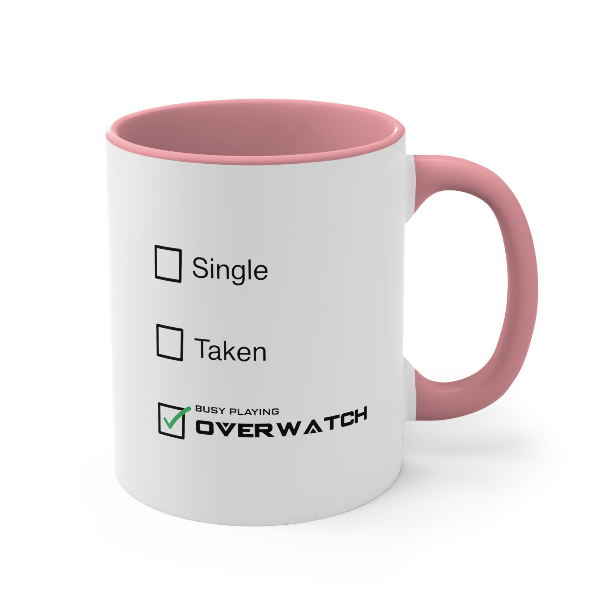 Overwatch Single Taken Coffee Mug, 11oz Gift For Him Gift For Her Christmas Birthday Valentine Gift