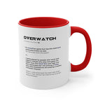 Load image into Gallery viewer, Overwatch Funny Definition Coffee Mug, 11oz Gift For Him Gift For Her Christmas Valentine Birthday Cup Gift
