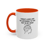 Load image into Gallery viewer, Terraria Gamer Mug — "I Might Look Like I’m Listening to You But In My Head I’m Playing Terraria" (11oz/15oz)
