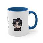 Load image into Gallery viewer, Genshin Impact Wriothesley Accent Coffee Mug, 11oz Cups Mugs Cup Gift For Gamer Gifts Game Anime Fanart Fan Birthday Valentine&#39;s Christmas
