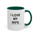Load image into Gallery viewer, Hollow Knight Wife Mug — "I Love It When My Wife Lets Me Play Hollow Knight" Ceramic Coffee Mug
