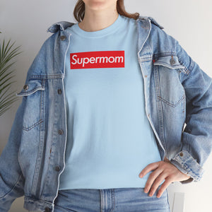 Supermom Unisex Heavy Cotton Tee Shirt T-shirt super Inspired Funny Mom Mother Appreciation Gift For Mothers Moms Love Mother's Day Thank You Thankful Birthday Christmas