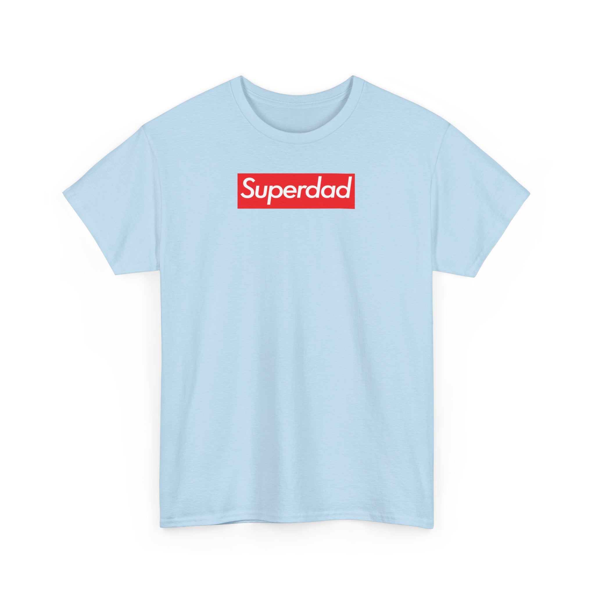 Superdad Unisex Heavy Cotton Tee Shirt T-shirt super Inspired Funny Dad Father Appreciation Gift For Dads Fathers Day Thank You Thankful Love Birthday Christmas
