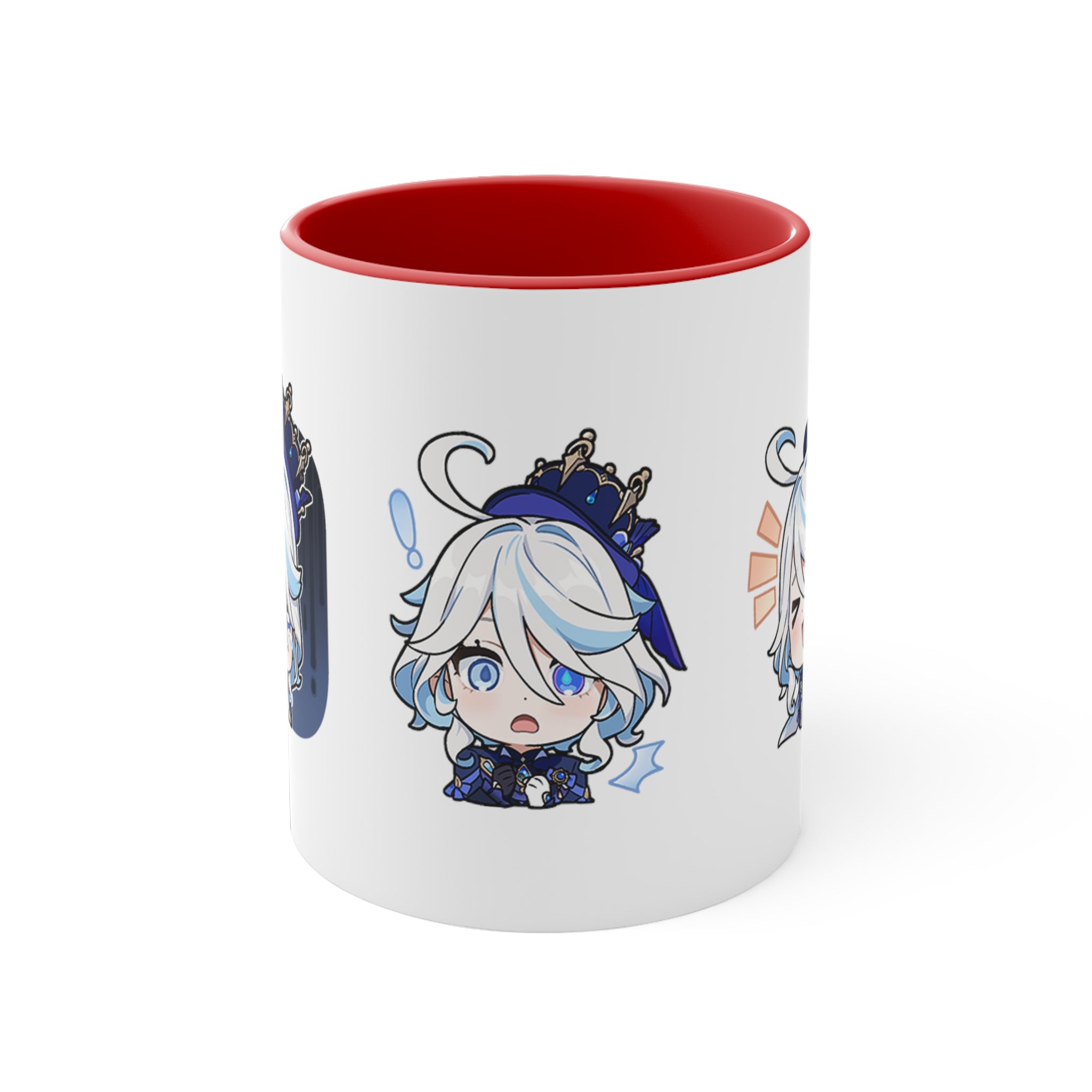 Furina Genshin Impact Accent Coffee Mug, 11oz Cups Mugs Cup Gift For Gamer Gifts Game Anime Fanart Fan Birthday Valentine's Christmas