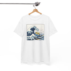 The Great Duck Off Kanagawa Wave T-shirt Unisex Heavy Cotton Tee Gift For Him Gift For Her Cute Japanese Couple Shirt Tshirt