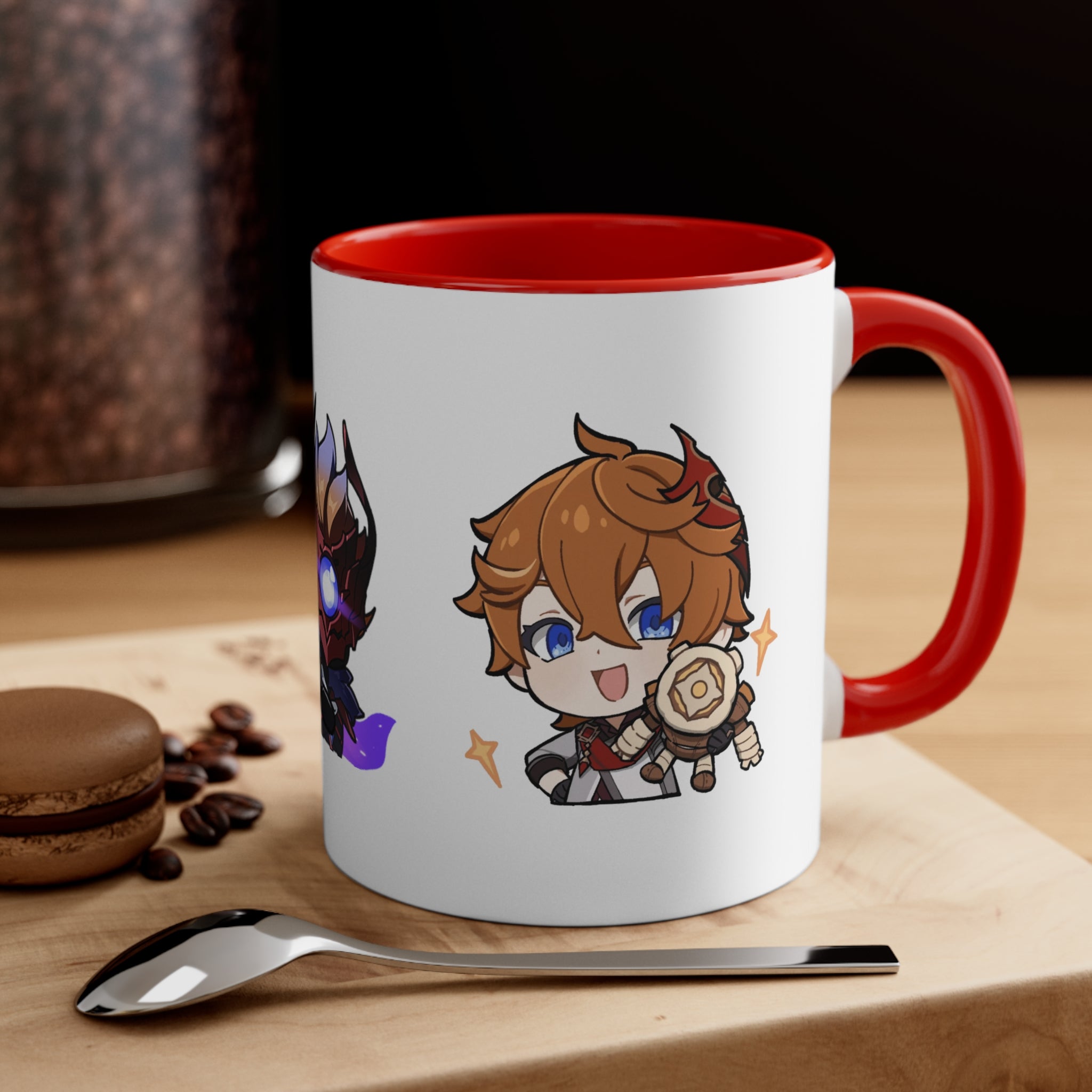 Childe Genshin Impact Accent Coffee Mug, 11oz Cups Mugs Cup Gift For Gamer Gifts Game Anime Fanart Fan Birthday Valentine's Christmas