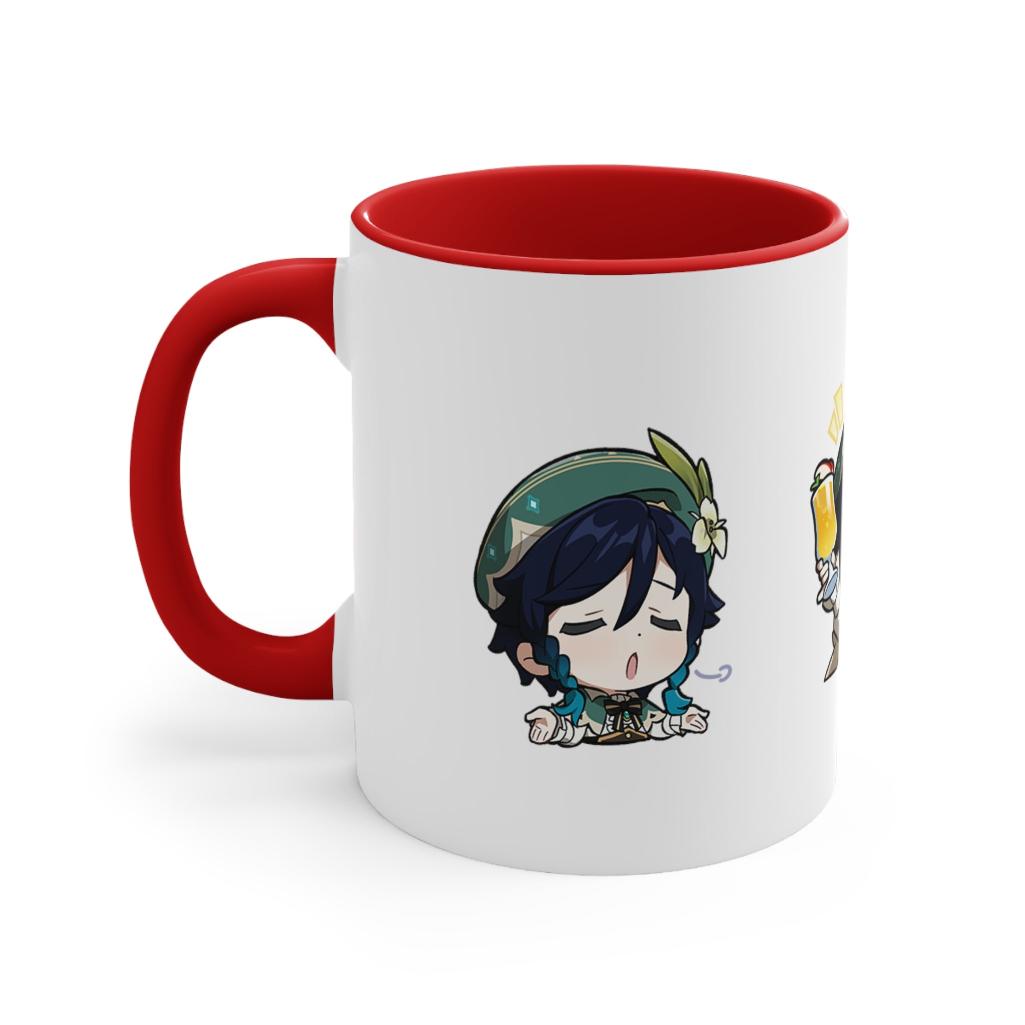 Venti Genshin Impact Accent Coffee Mug, 11oz  Cups Mugs Cup Gift For Gamer Gifts Game Anime Fanart Fan Birthday Valentine's Christmas