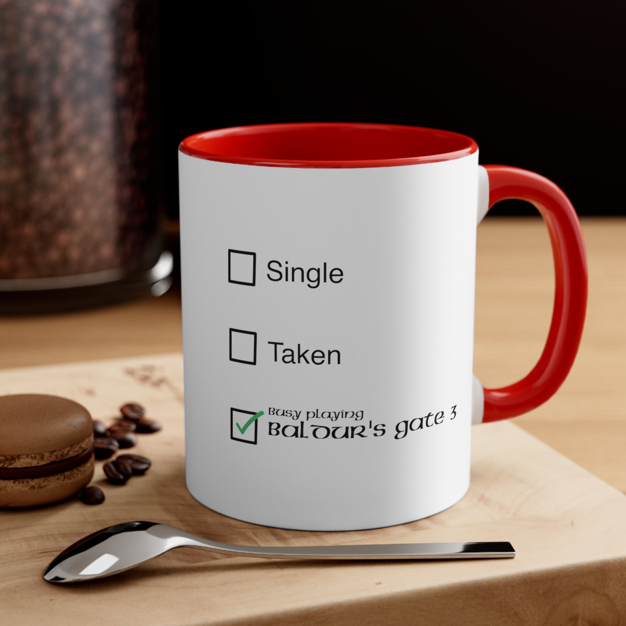 Baldur's Gate 3 Single Taken Mug, 11oz Gift For Him Gift For Her Birthday Valentine Coffee Mug Cup