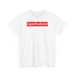 Superhusband Unisex Heavy Cotton Tee super Inspired Funny Husband Husbands Appreciation Gift For Hubby Love Thank You Thankful Birthday Christmas