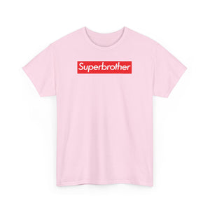 Superbrother Unisex Heavy Cotton Tee super Inspired Funny Brothers Appreciation Gift For Bro Brother Thank You Thankful Birthday Christmas