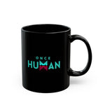 Load image into Gallery viewer, Once Human Black Mug (11oz, 15oz) Gift for gamers friend friends girlfriend boyfriend deviant deviation cup present gifts birthday valentine
