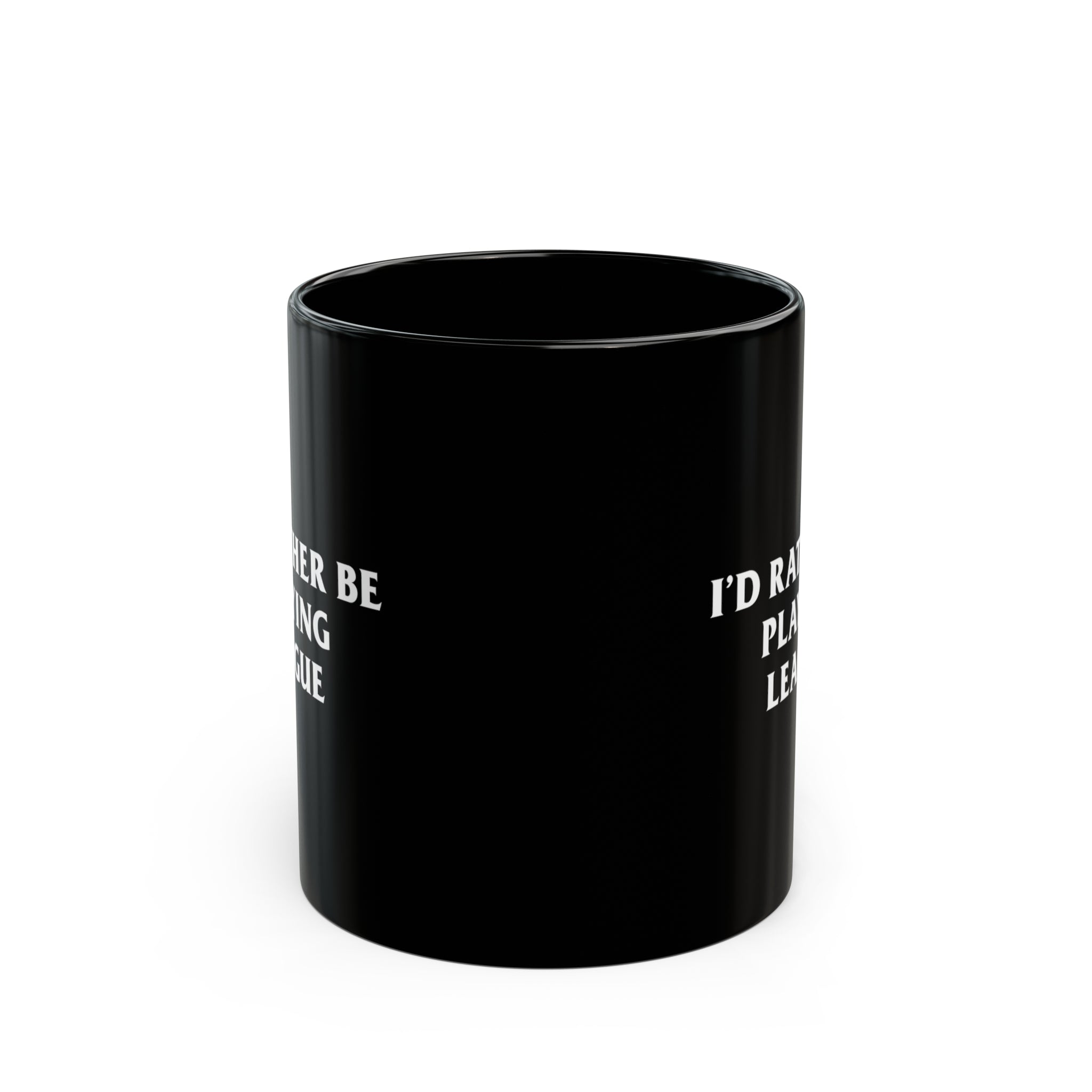 League I'd Rather Be Playing Black Mug (11oz, 15oz) Gift For Gamer of Legends Jinx Lee Sin Kai'sa Yone Ahri Ezreal Caitlyn Yasuo Lux Volibear Ashe Thresh