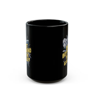 Best Boyfriend In The Galaxy Black Mug (11oz, 15oz) Space Themed Birthday Birthday Christmas Gift Cup Nostalgia Nostalgic