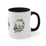 Load image into Gallery viewer, Paimon Genshin Impact Accent Coffee Mug, 11oz Cups Mugs Cup Gift For Gamer Gifts Game Anime Fanart Fan Birthday Valentine&#39;s Christmas
