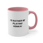 Load image into Gallery viewer, Honkai I&#39;d Rather Be Playing Coffee Mug, 11oz Starrail Impact Cups Mugs Cup Gamer Gift For Him Her Game Cup Cups Mugs Birthday Christmas Valentine&#39;s Anniversary Gifts
