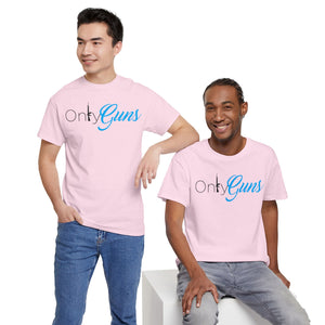 Onlyguns V2 Onlyfans Inspired Funny Unisex Heavy Cotton Tee