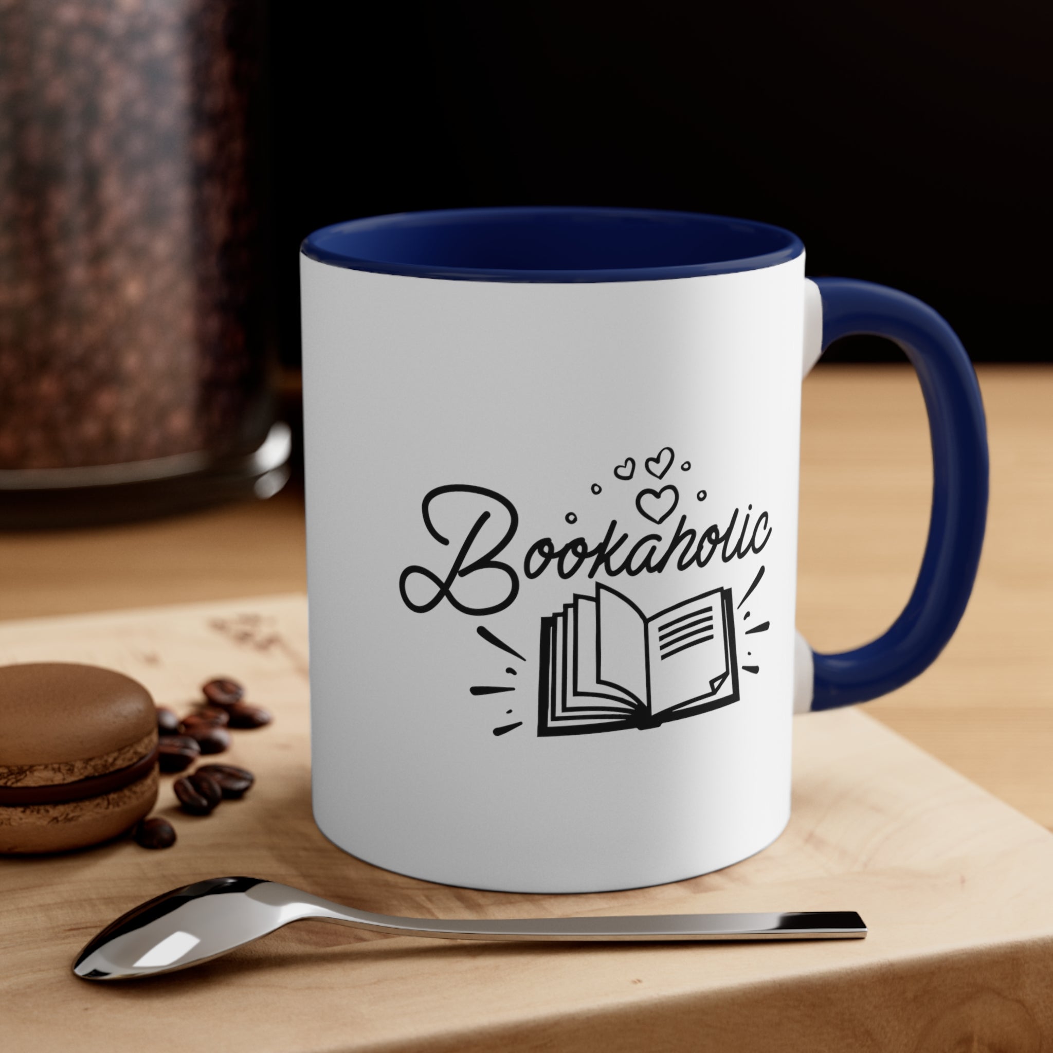 Bookaholic Funny Coffee Mug, 11oz Bookworm Book Worm Book Reader Joke Humour Humor Birthday Christmas Valentine's Gift Cup