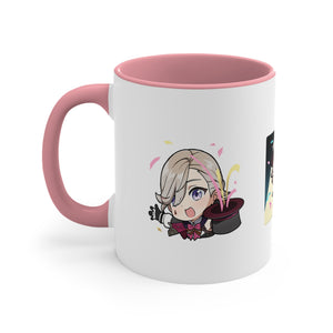 Lyney Genshin Impact Accent Coffee Mug, 11oz Cups Mugs Cup Gift For Gamer Gifts Game Anime Fanart Fan Birthday Valentine's Christmas