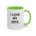 Load image into Gallery viewer, Hollow Knight Wife Mug — "I Love It When My Wife Lets Me Play Hollow Knight" Ceramic Coffee Mug
