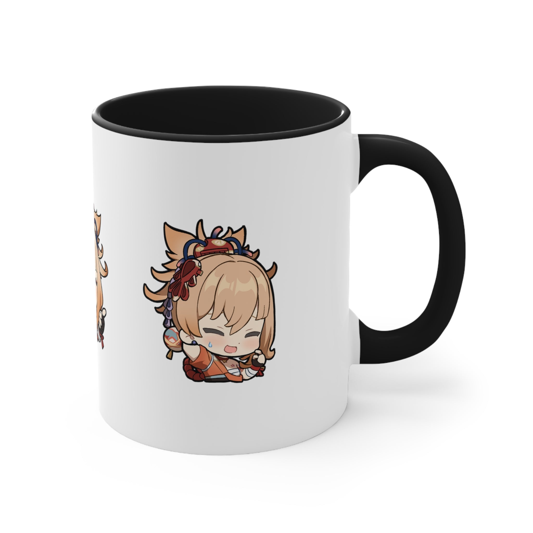 Yoimiya Genshin Impact Accent Coffee Mug, 11oz Cups Mugs Cup Gift For Gamer Gifts Game Anime Fanart Fan Birthday Valentine's Christmas