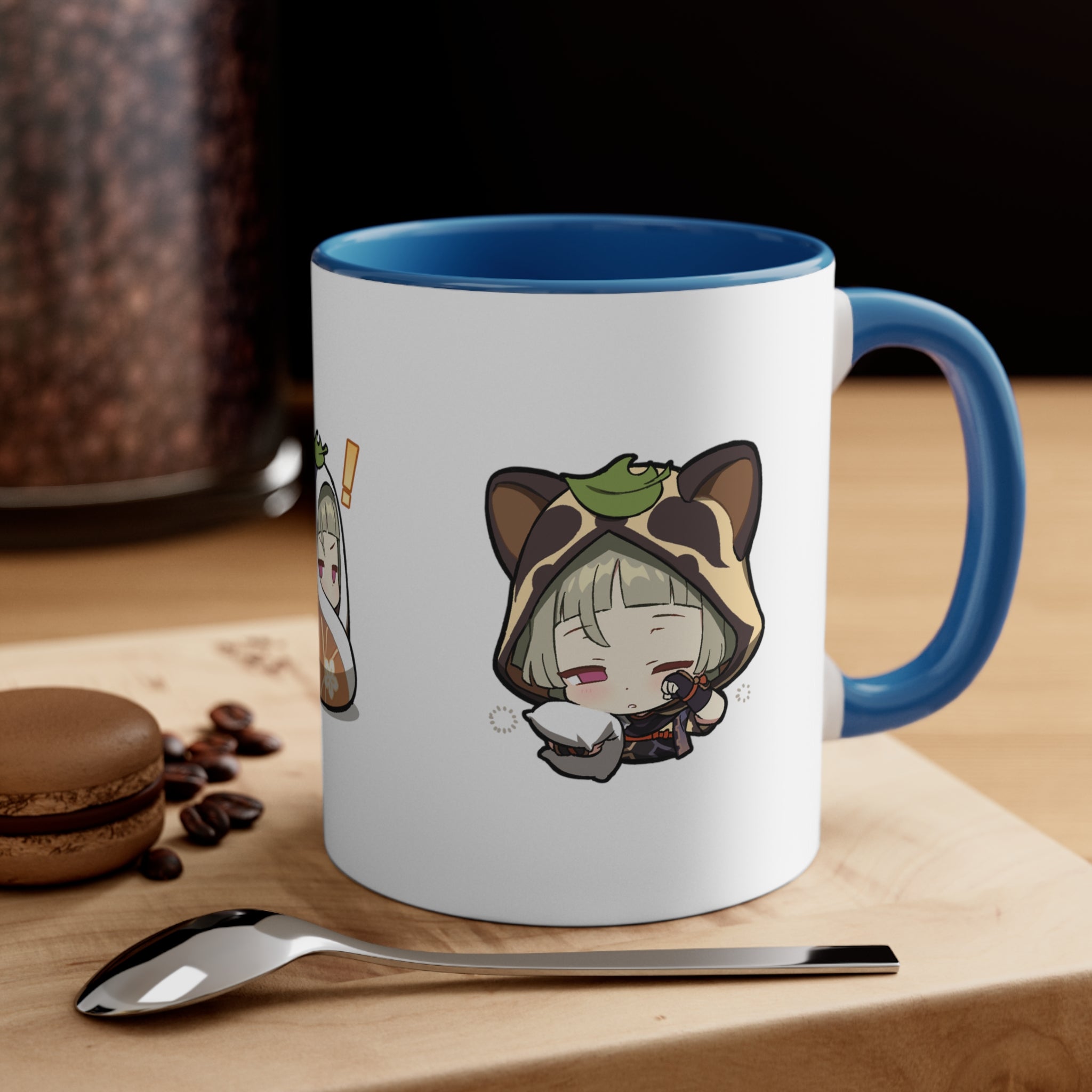 Sayu Genshin Impact Accent Coffee Mug, 11oz Cups Mugs Cup Gift For Gamer Gifts Game Anime Fanart Fan Birthday Valentine's Christmas