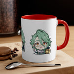 Load image into Gallery viewer, Baizhu Genshin Impact Accent Coffee Mug, 11oz Cups Mugs Cup Gift For Gamer Gifts Game Anime Fanart Fan Birthday Valentine&#39;s Christmas
