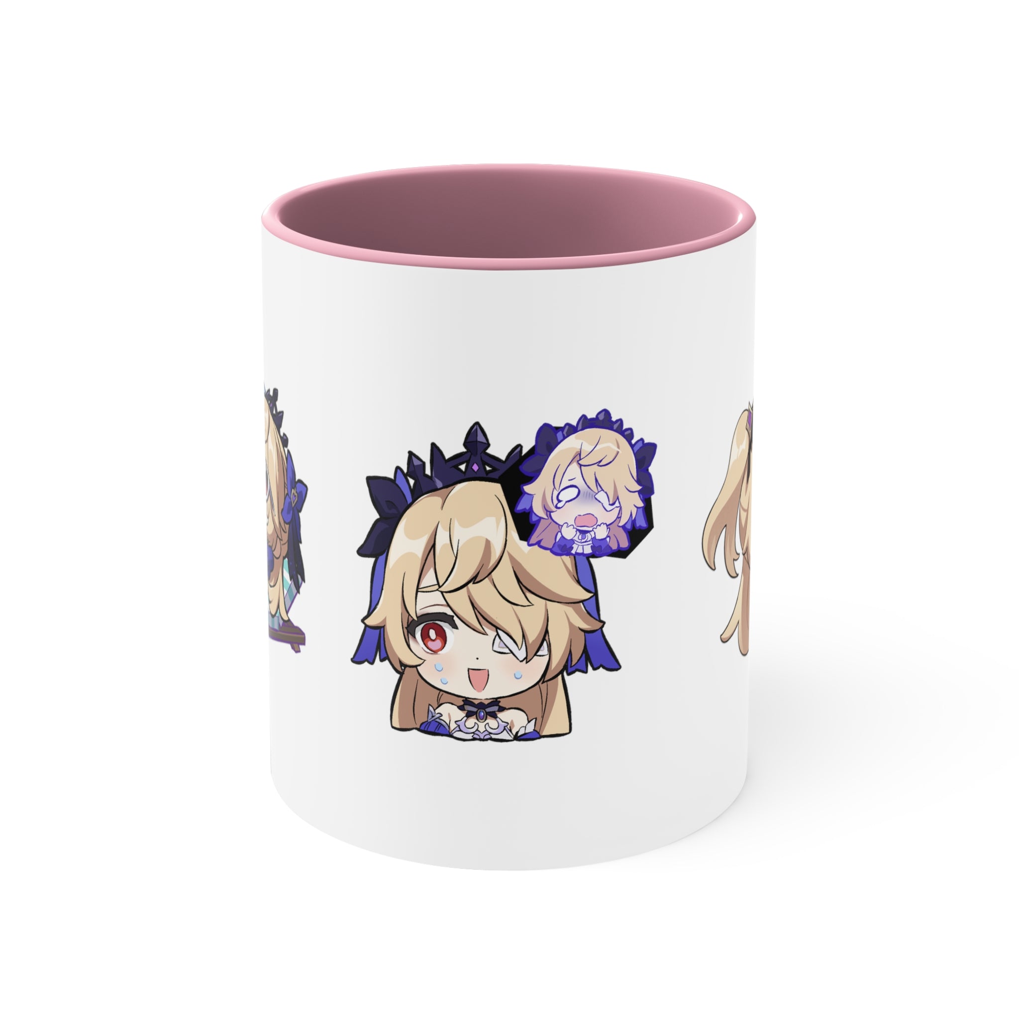 Fischl Genshin Impact Accent Coffee Mug, 11oz Cups Mugs Cup Gift For Gamer Gifts Game Anime Fanart Fan Birthday Valentine's Christmas