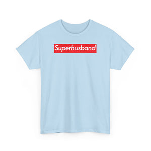 Superhusband Unisex Heavy Cotton Tee super Inspired Funny Husband Husbands Appreciation Gift For Hubby Love Thank You Thankful Birthday Christmas