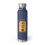 Load image into Gallery viewer, Helldivers 2 Liber-tea Copper Vacuum Insulated Bottle, 22oz Helldiver Liberty Libertea mug cup bottle flask tumbler How Bout A Nice Cup Of Libertea
