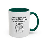 Load image into Gallery viewer, Terraria Gamer Mug — "I Might Look Like I’m Listening to You But In My Head I’m Playing Terraria" (11oz/15oz)
