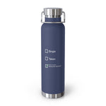 Load image into Gallery viewer, 22oz Insulated Water Bottle – "Single / Taken / Hollow Knight" Checkbox Design
