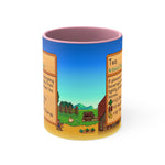 Load image into Gallery viewer, Stardew Valley Tea Coffee Mug  Stardew Valley Gift, Valley Coffee Mug, Stardew Valley Game, Stardew Valley Cup, Stardew Mug, Video Game Mug, Gamer Mug
