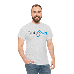 Onlyguns V2 Onlyfans Inspired Funny Unisex Heavy Cotton Tee