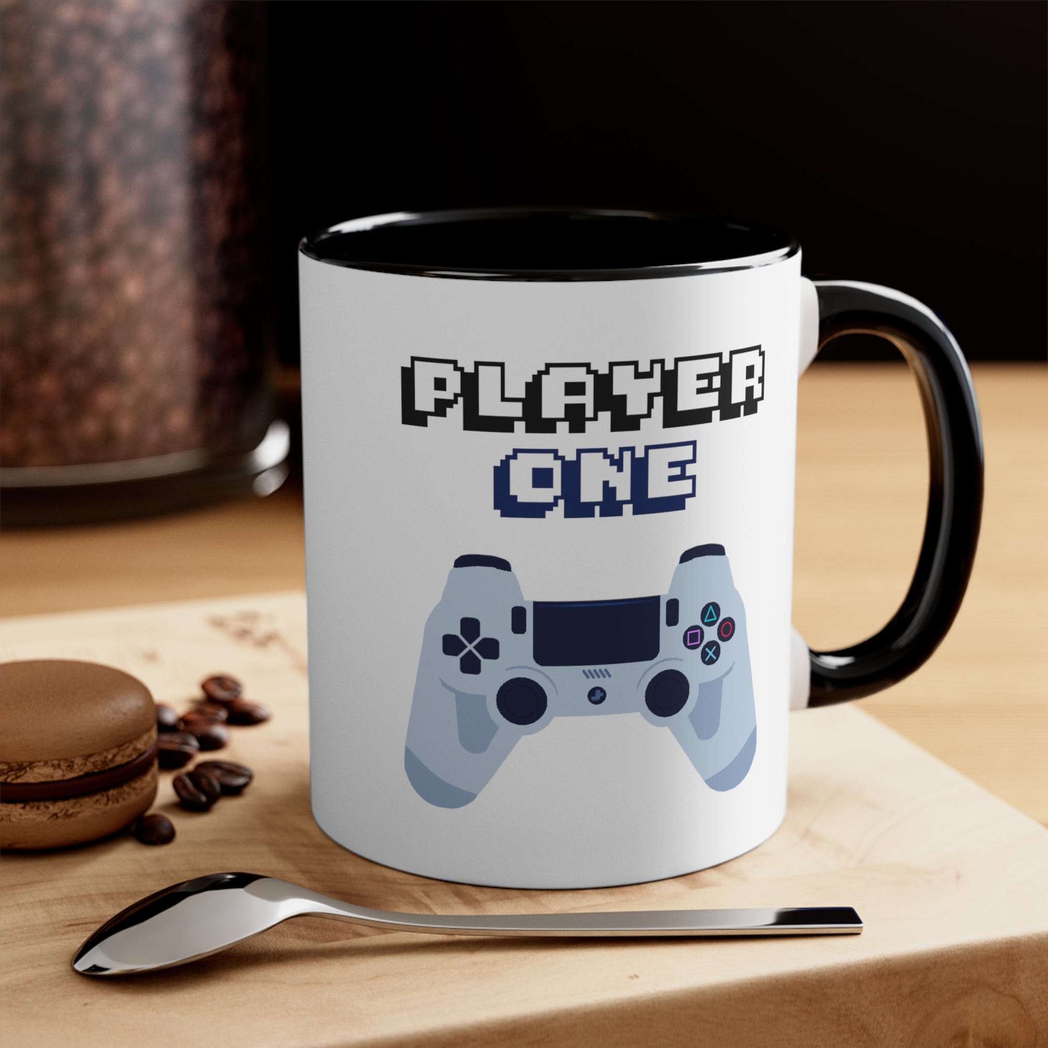 Player One & Two  Gamer Coffee Mug, 11oz Gamer Mug Couple Mug Gift For Him Gift For Her Valentine