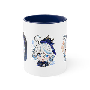 Furina Genshin Impact Accent Coffee Mug, 11oz Cups Mugs Cup Gift For Gamer Gifts Game Anime Fanart Fan Birthday Valentine's Christmas