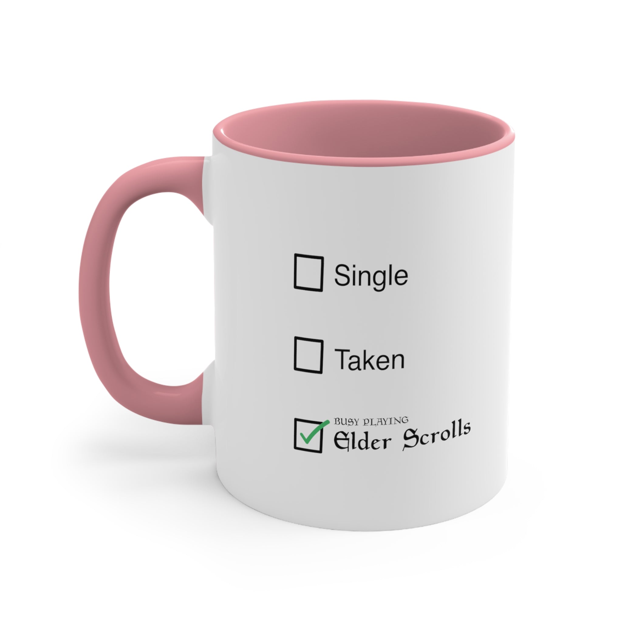Elder Scrolls Skyrim Single Taken Coffee Mug, 11oz Gift For Him Gift For Her Birthday Christmas Cup
