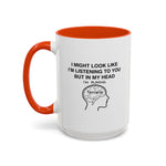 Load image into Gallery viewer, Terraria Gamer Mug — "I Might Look Like I’m Listening to You But In My Head I’m Playing Terraria" (11oz/15oz)
