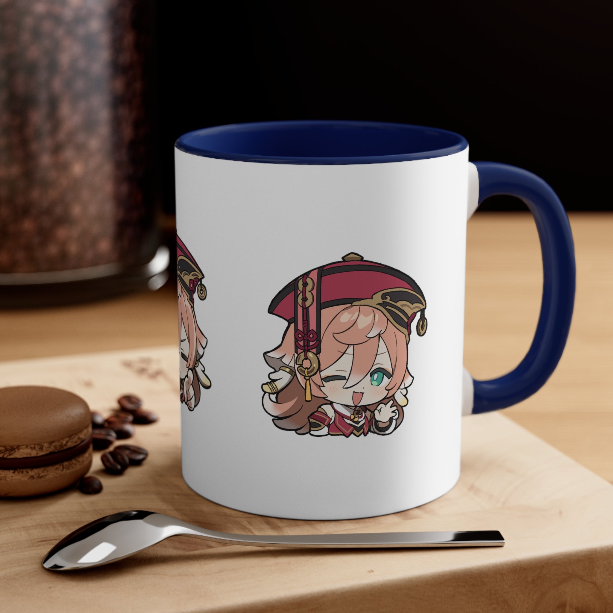 Yanfei Genshin Impact Accent Coffee Mug, 11oz Cups Mugs Cup Gift For Gamer Gifts Game Anime Fanart Fan Birthday Valentine's Christmas