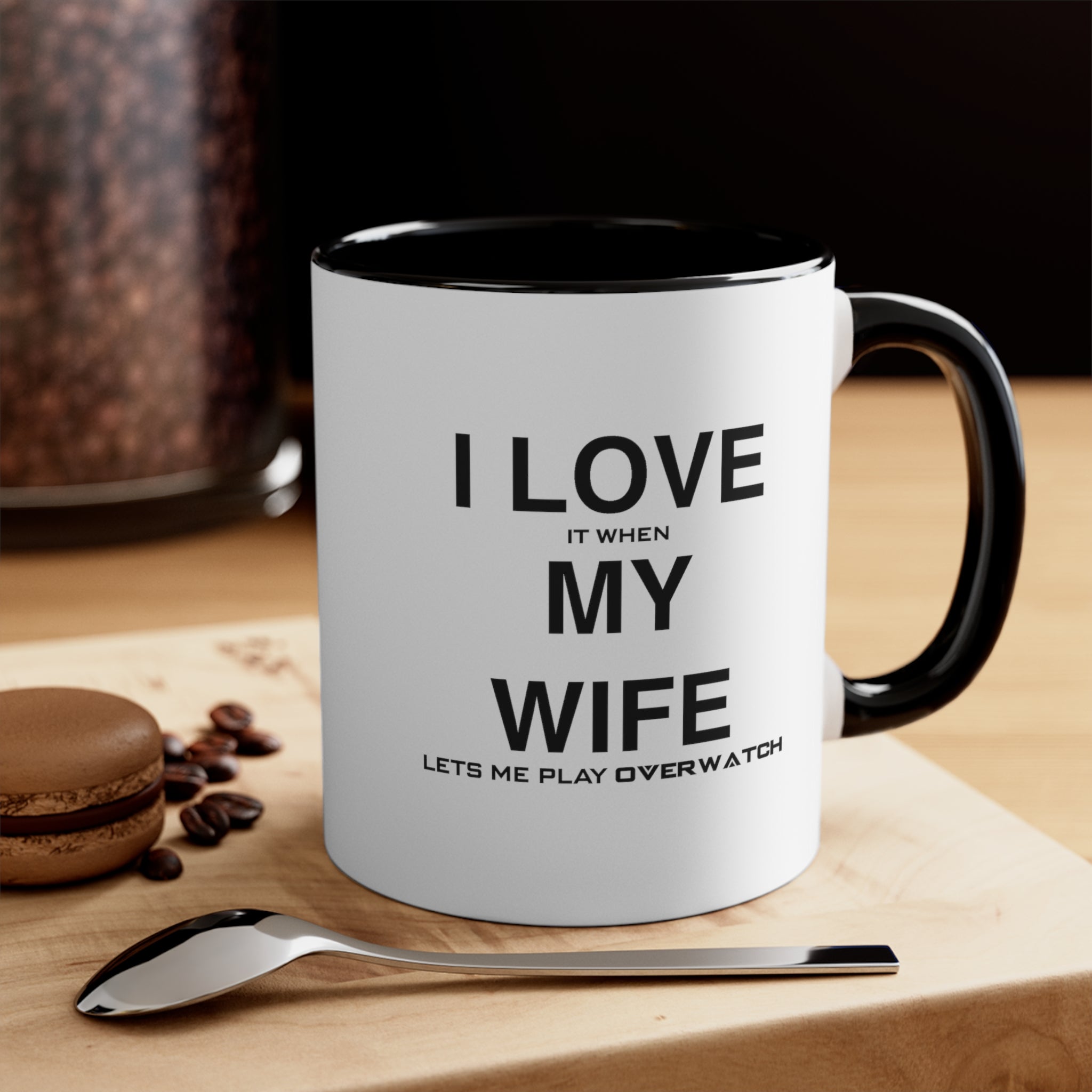 Overwatch I Love It When My Wife Lets Me Play Coffee Mug, 11oz