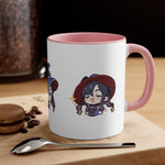 Load image into Gallery viewer, Mona Genshin Impact Accent Coffee Mug, 11oz Cups Mugs Cup Gift For Gamer Gifts Game Anime Fanart Fan Birthday Valentine&#39;s Christmas
