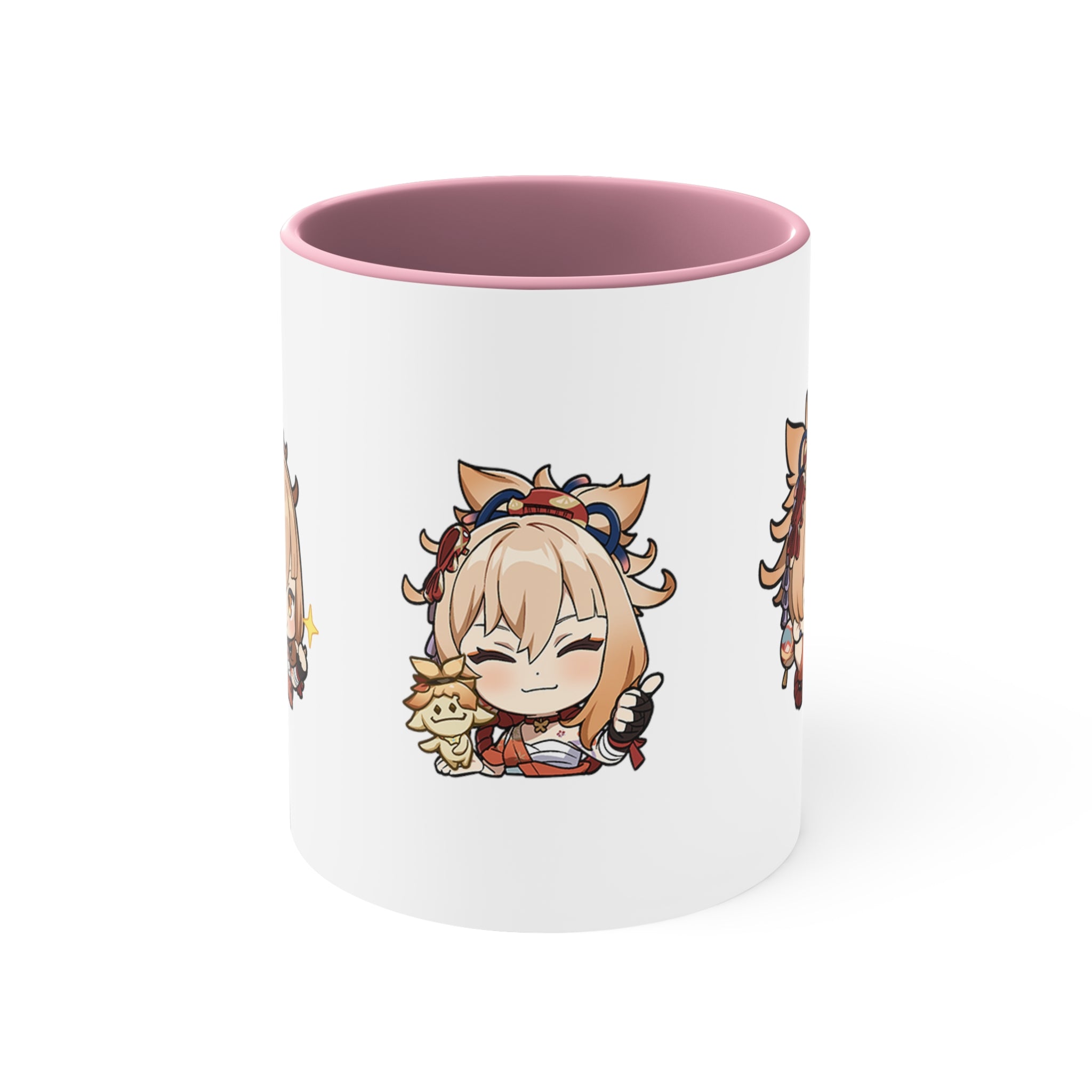 Yoimiya Genshin Impact Accent Coffee Mug, 11oz Cups Mugs Cup Gift For Gamer Gifts Game Anime Fanart Fan Birthday Valentine's Christmas