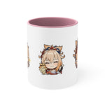 Load image into Gallery viewer, Yoimiya Genshin Impact Accent Coffee Mug, 11oz Cups Mugs Cup Gift For Gamer Gifts Game Anime Fanart Fan Birthday Valentine&#39;s Christmas
