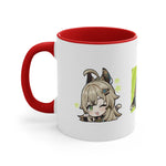 Load image into Gallery viewer, Kiara Genshin Impact Accent Coffee Mug, 11oz Cups Mugs Cup Gift For Gamer Gifts Game Anime Fanart Fan Birthday Valentine&#39;s Christmas
