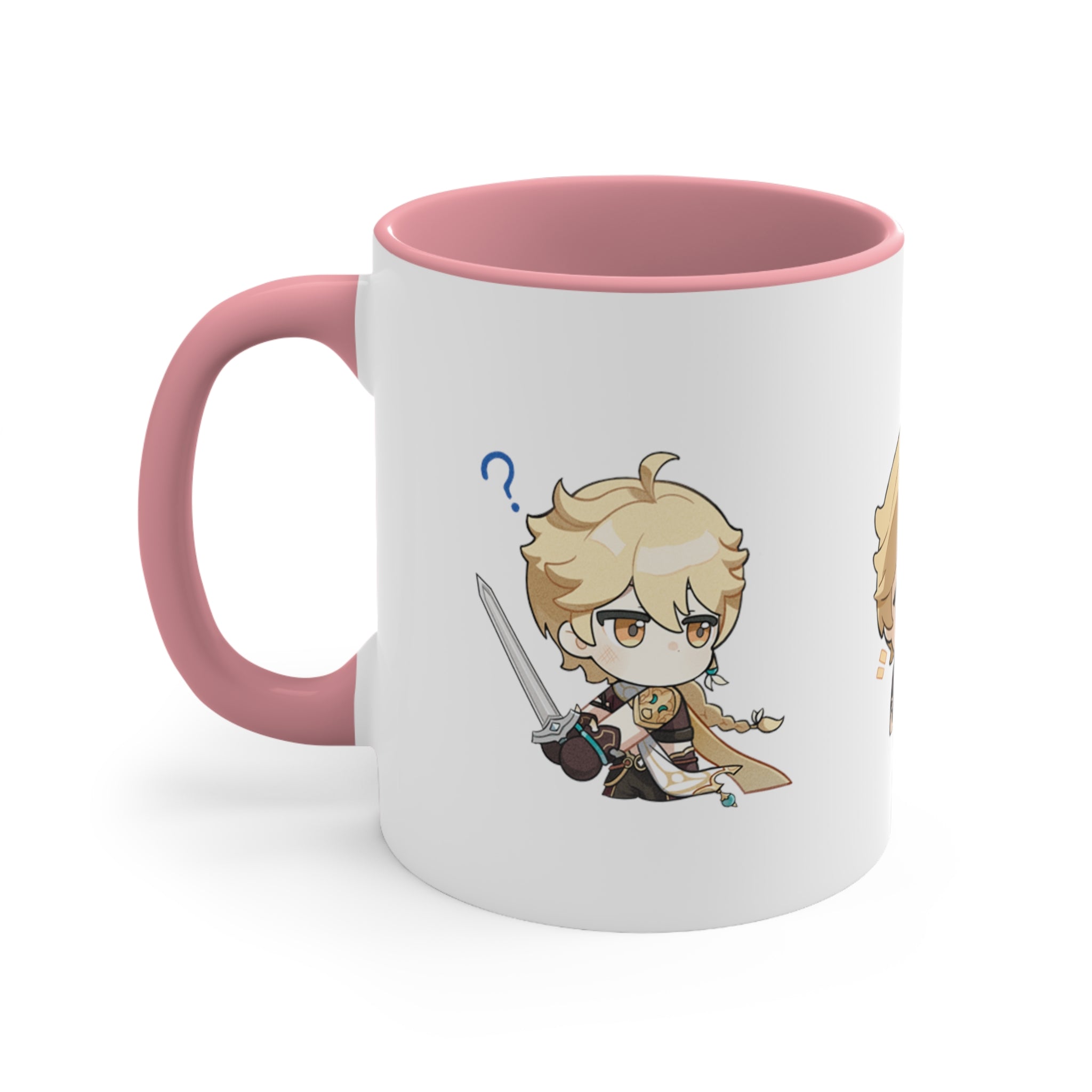 Aether Genshin Impact Accent Coffee Mug, 11oz Cups Mugs Cup Gift For Gamer Gifts Game Anime Fanart Fan Birthday Valentine's Christmas