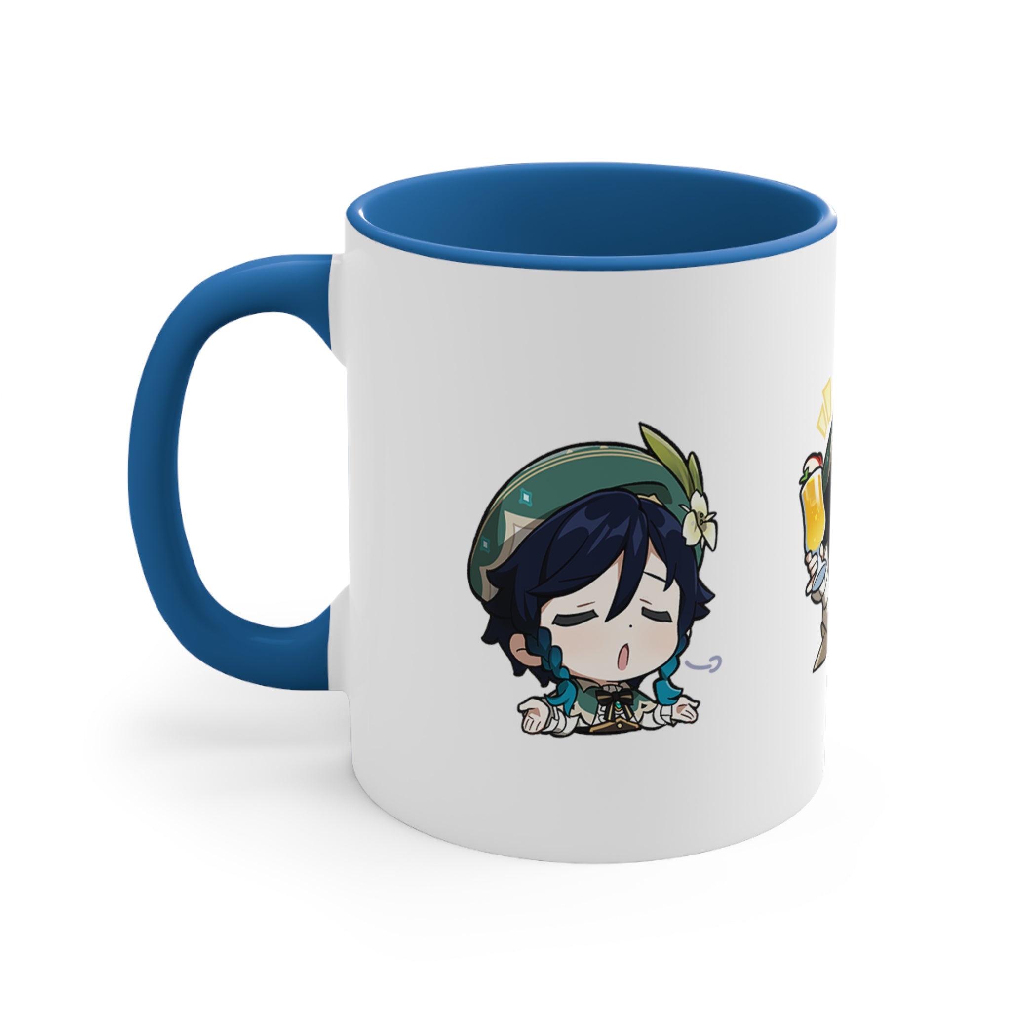 Venti Genshin Impact Accent Coffee Mug, 11oz  Cups Mugs Cup Gift For Gamer Gifts Game Anime Fanart Fan Birthday Valentine's Christmas