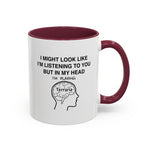 Load image into Gallery viewer, Terraria Gamer Mug — "I Might Look Like I’m Listening to You But In My Head I’m Playing Terraria" (11oz/15oz)
