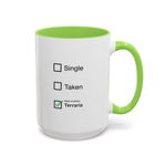 Load image into Gallery viewer, Terraria Checklist Coffee Mug (11oz &amp; 15oz) - Gamer Gift
