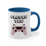 Load image into Gallery viewer, Player Two Accent Coffee Mug, 11oz
