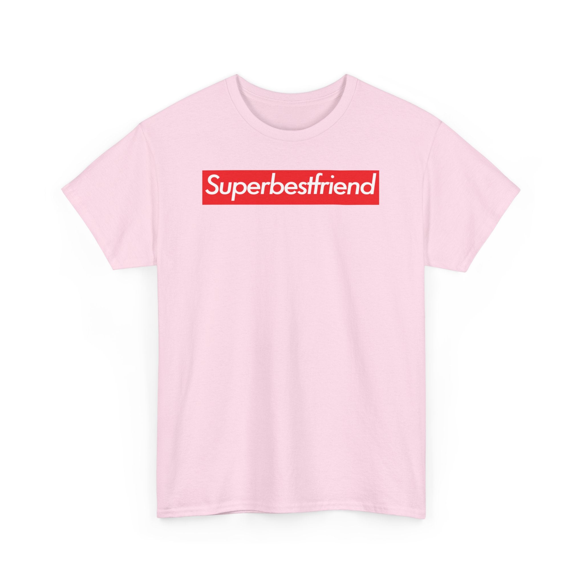 Superbestfriend Unisex Heavy Cotton Tee Shirt T-shirt super Inspired Funny Bestfriend Bestfriends Appreciation Gift For BFF Thank You Thankful Birthday Christmas